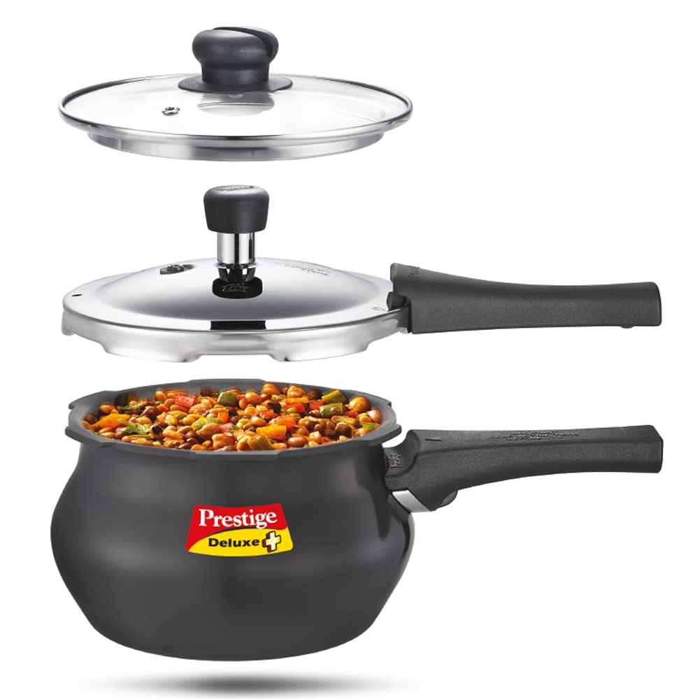 Hard Anodised Pressure Cooker with Stainless Steel Lid 3.0 Liters A754