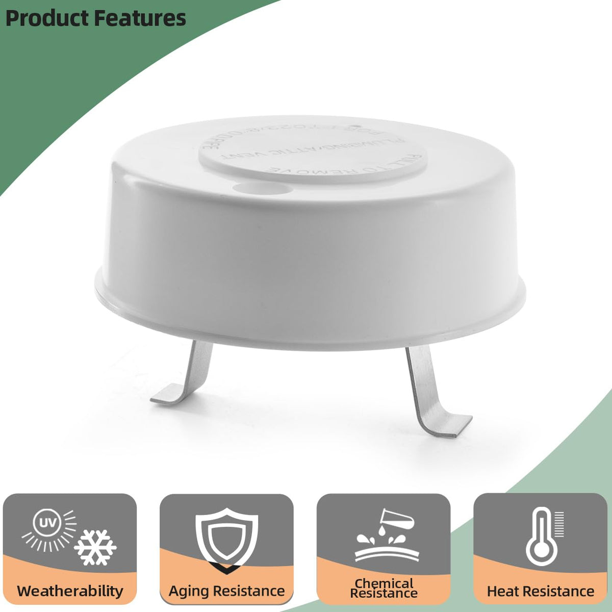 RV Roof Plumbing Vent Cap K8017