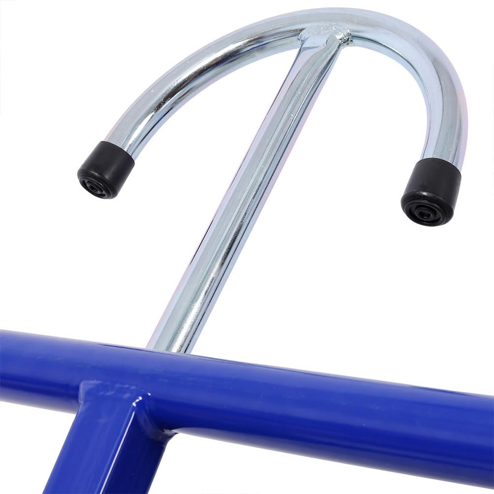 Folding Steel Bumper Stand, 200 LBS Capacity Adjustable with Extendable Arms E58769
