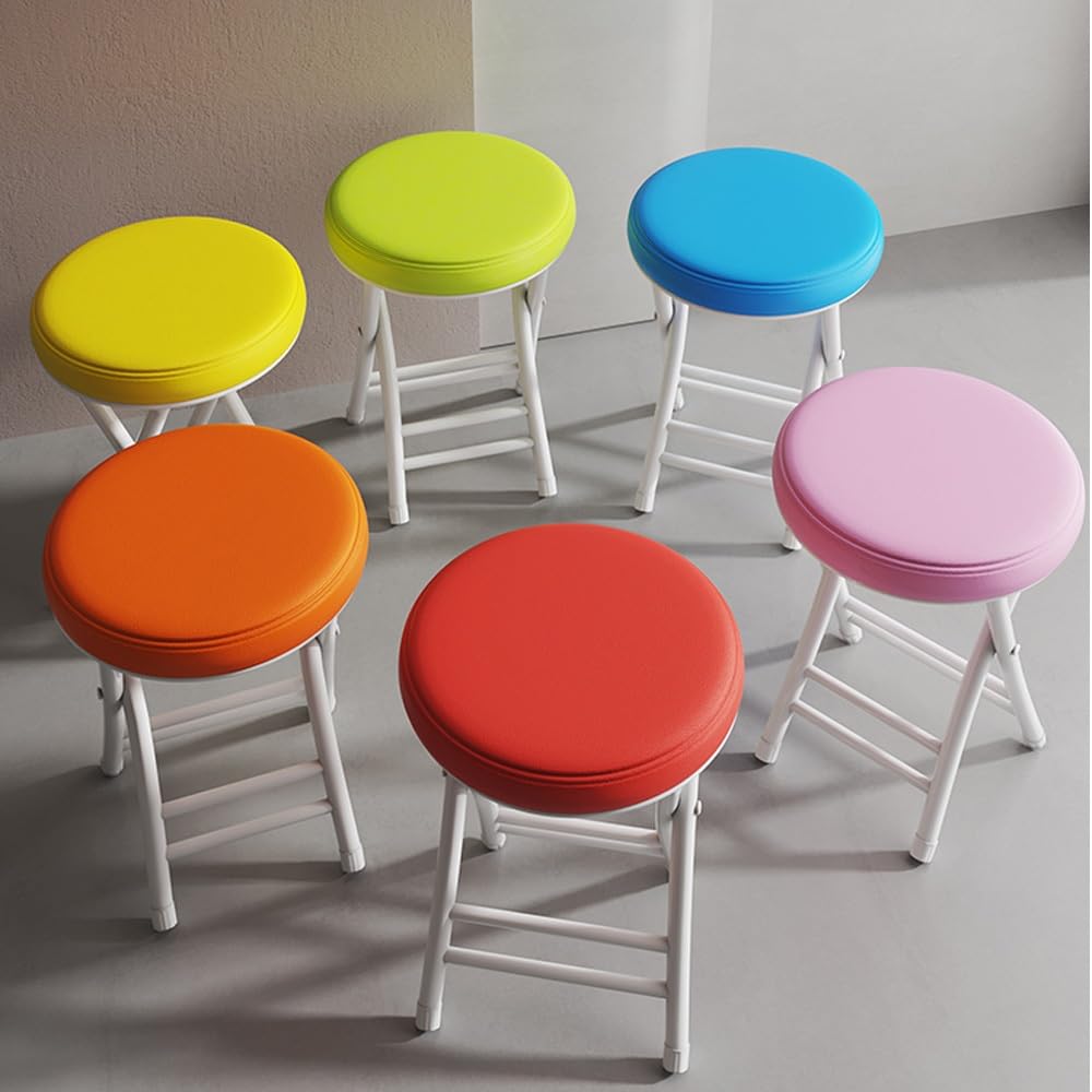Round Padded Folding Stool H7980
