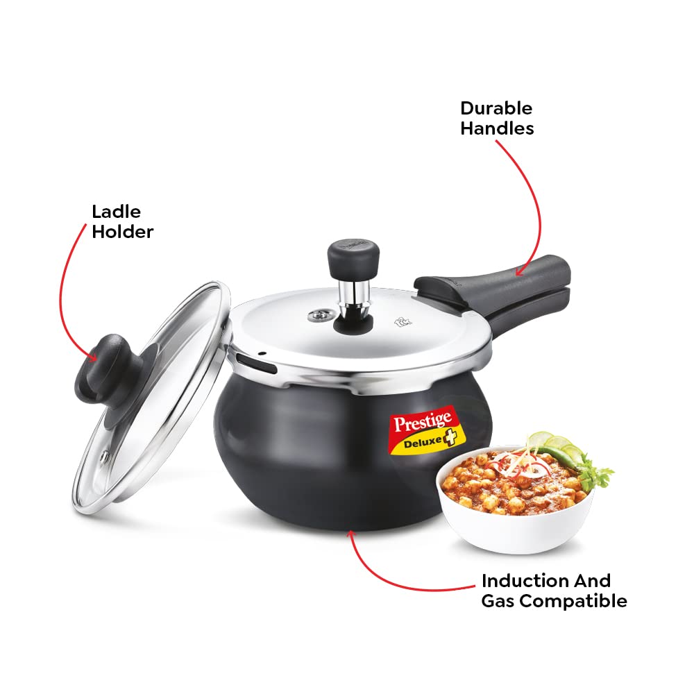 Hard Anodised Pressure Cooker with Stainless Steel Lid 3.0 Liters A754