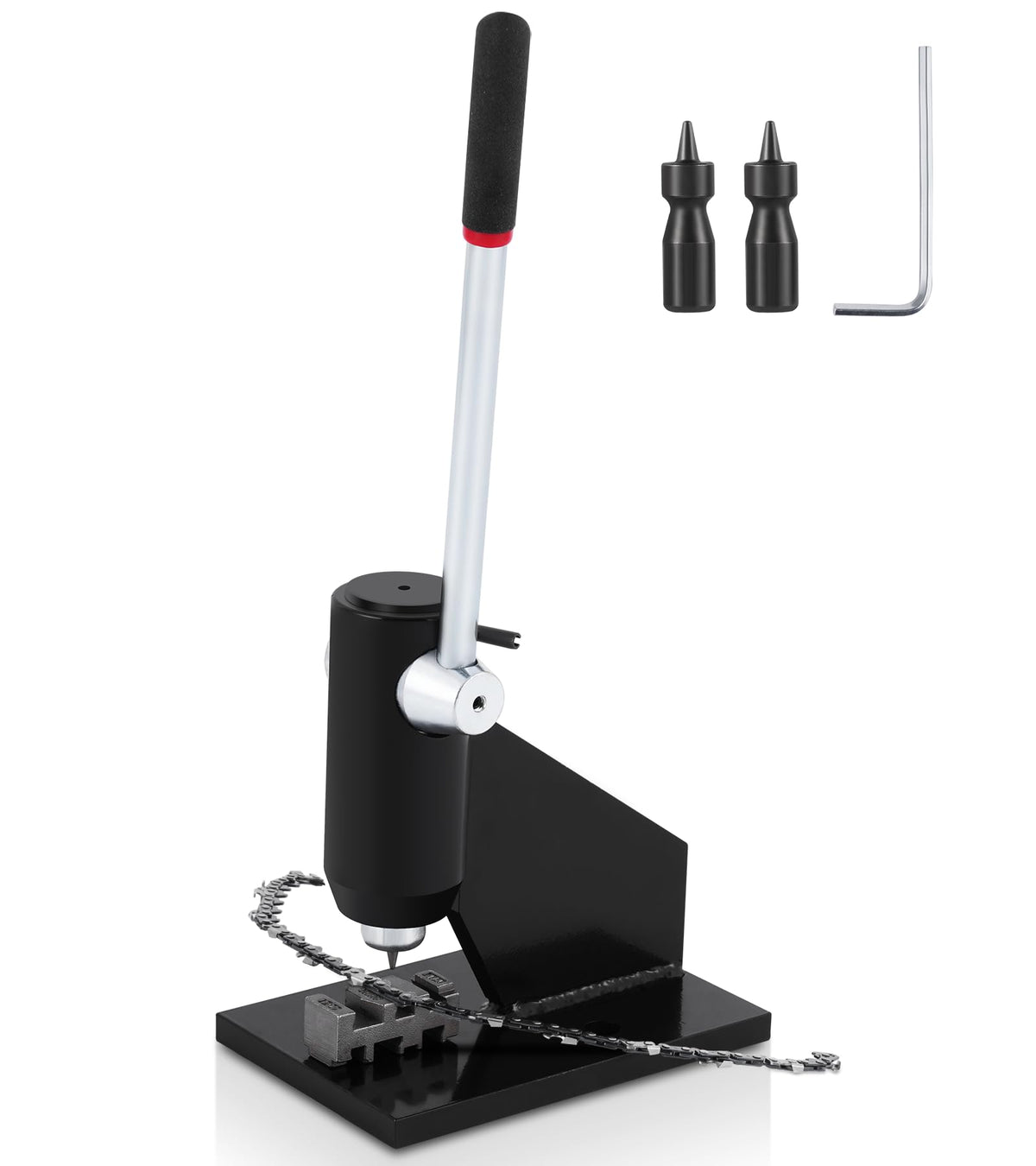 Chainsaw Chain Breaker Repair Tool with Two Punches and One Base U929615