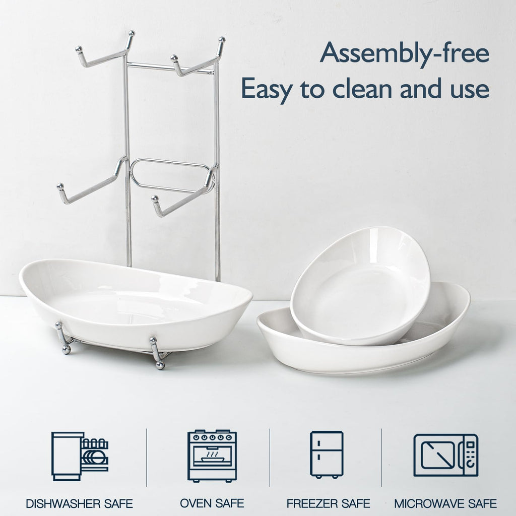3 Tier Fruit Bowl Basket with Metal Stand F3064
