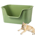 Large Cat Litter Box with High Sides and Low Entry H5825