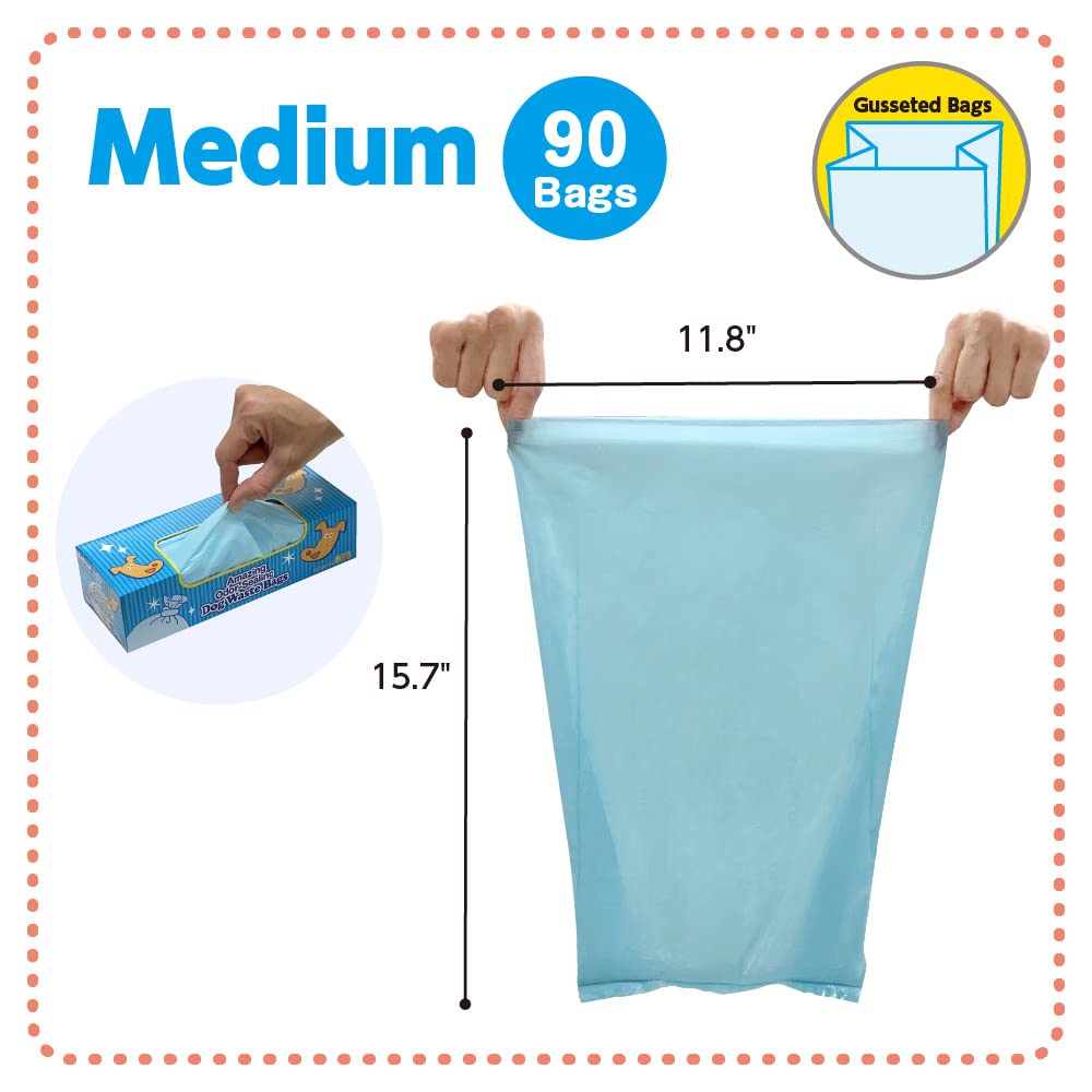 Unscented Dog Poop Bags 180 Count L400