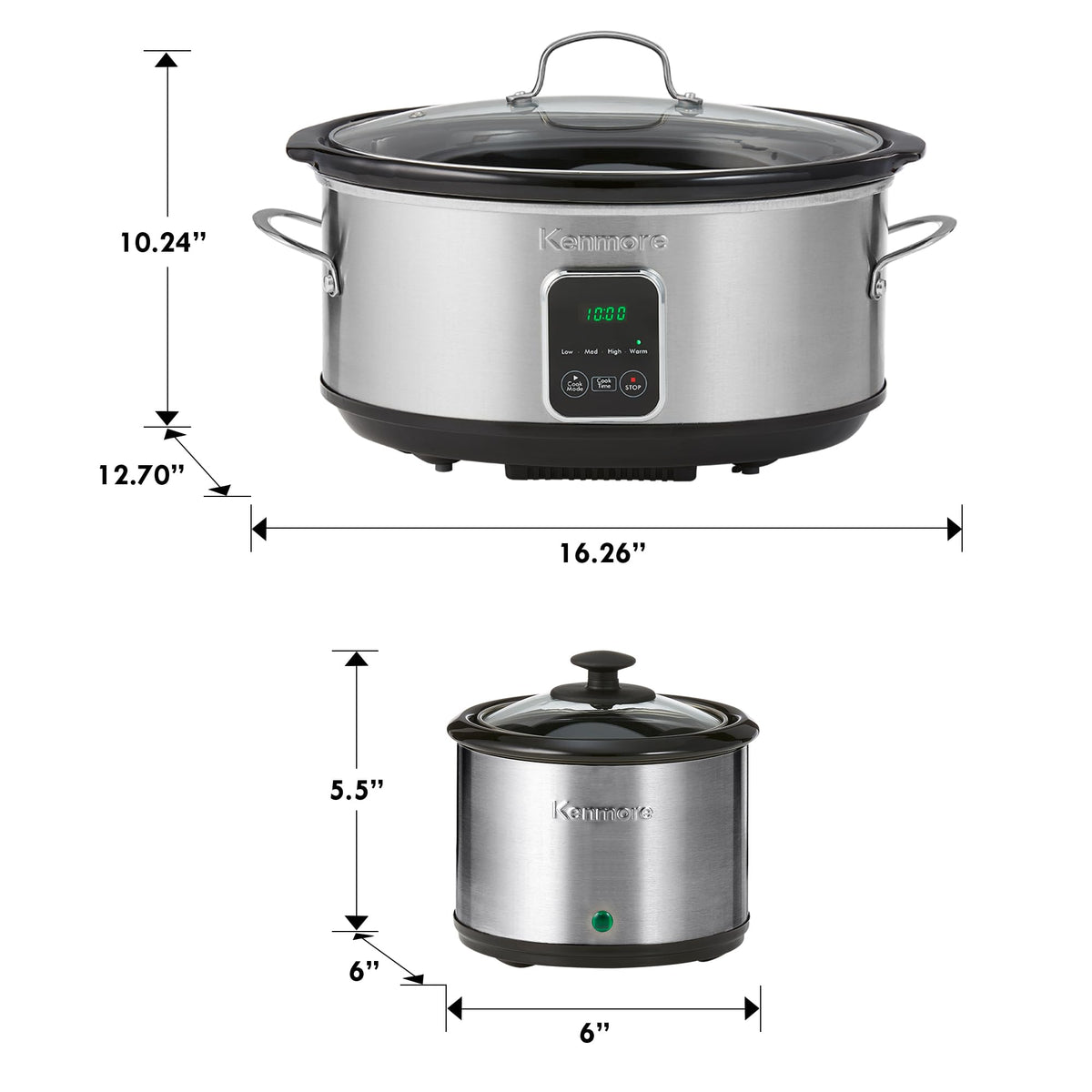 7 qt Programmable Slow Cooker with Dipper D91441