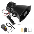 12V 100W 7-Sound Alarm Horn Siren Speaker U4986