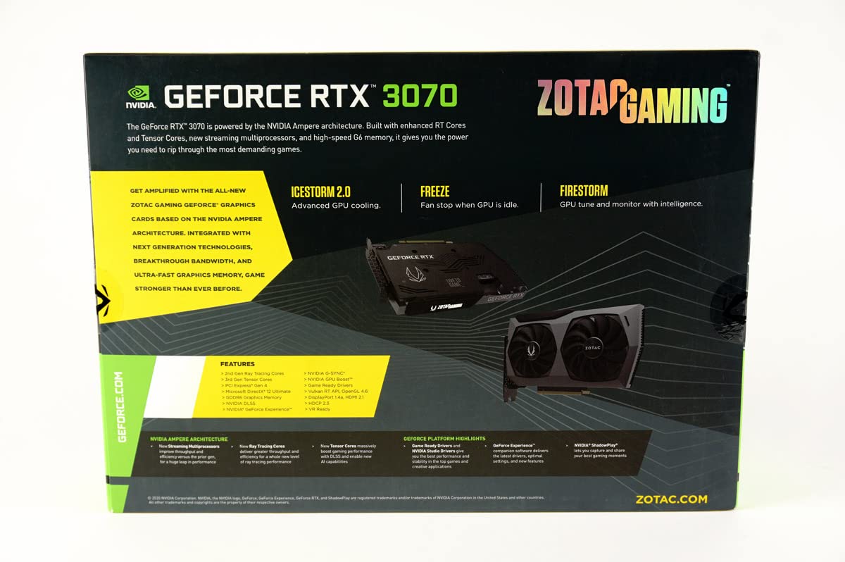 GeForce RTX 3070 8GB GDDR6 Graphics Card Q1945