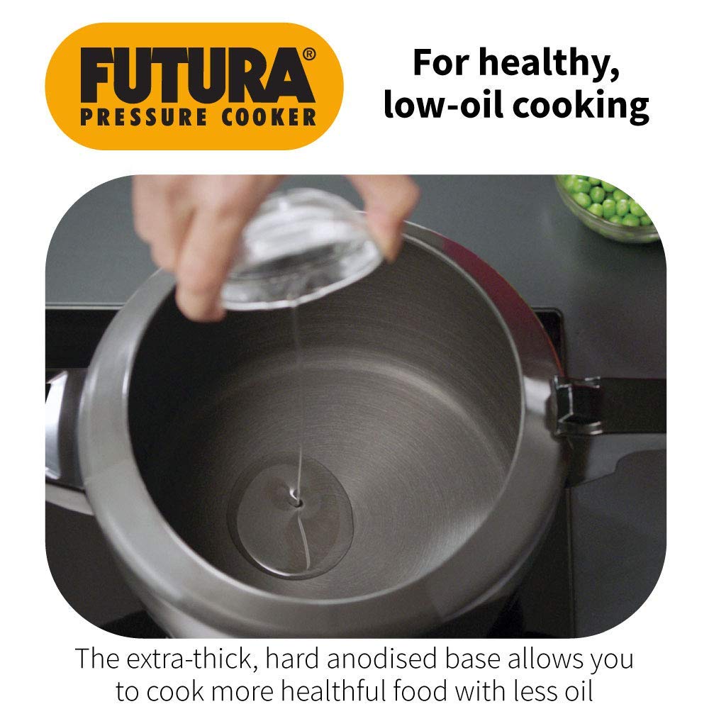 2 Litre Hard Anodised Pressure Cooker B558