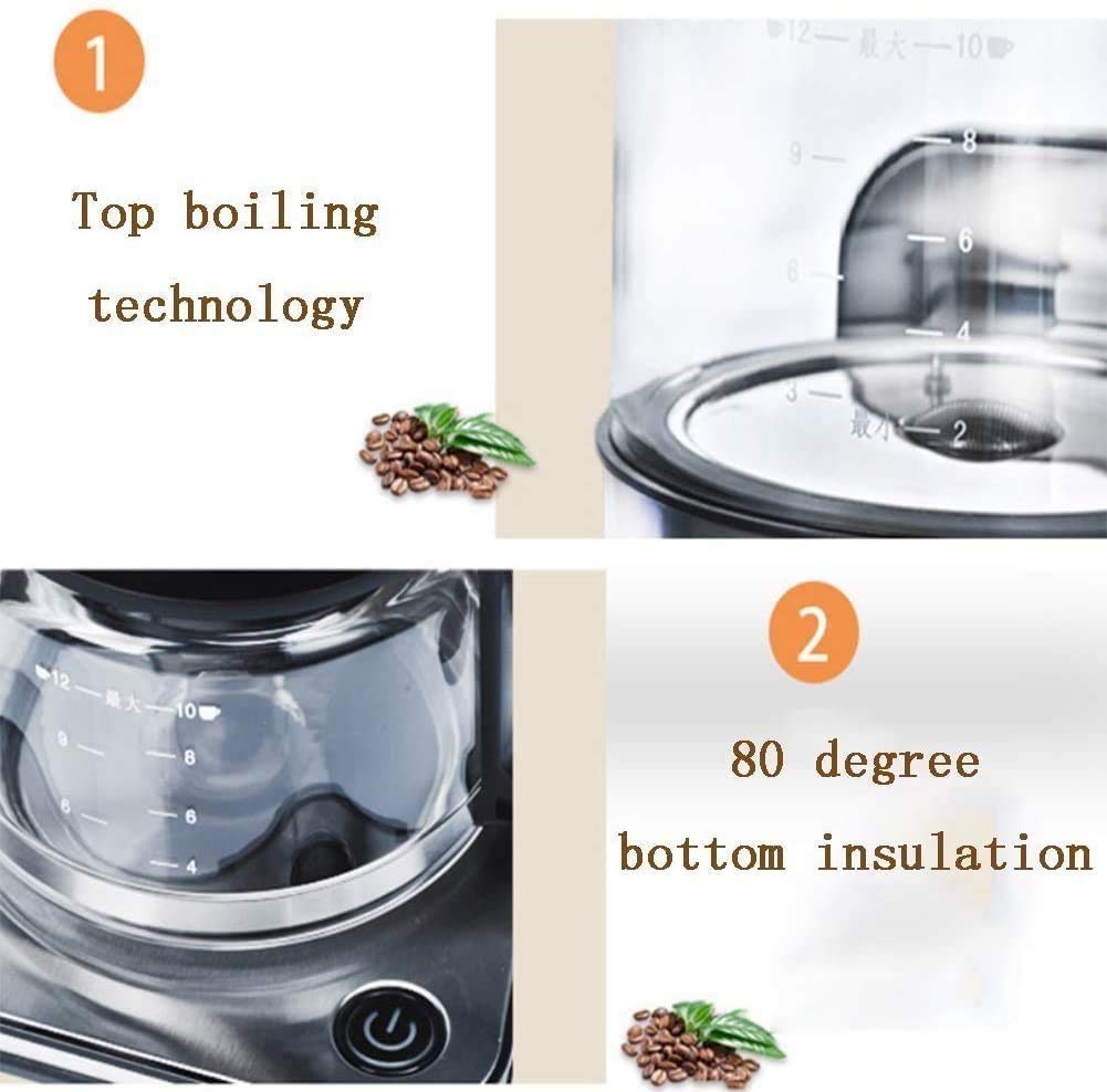 Stainless Steel Coffee Maker and Coffee Grinder Bundle O7357