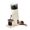 Electric Conical Burr Coffee Grinder with 60S Timer, White M976953