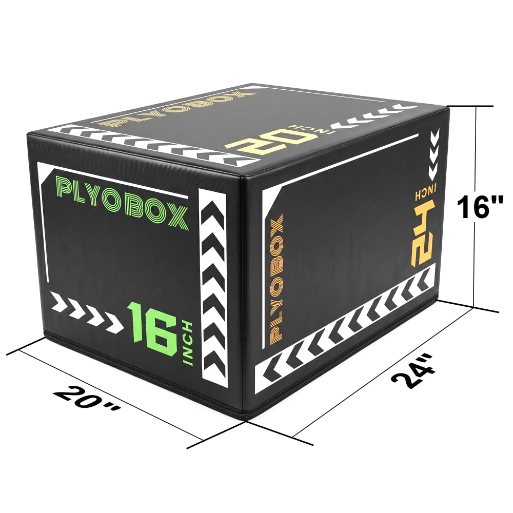 3-in-1 Non-Slip Foam Plyometric Jump Box Q79038
