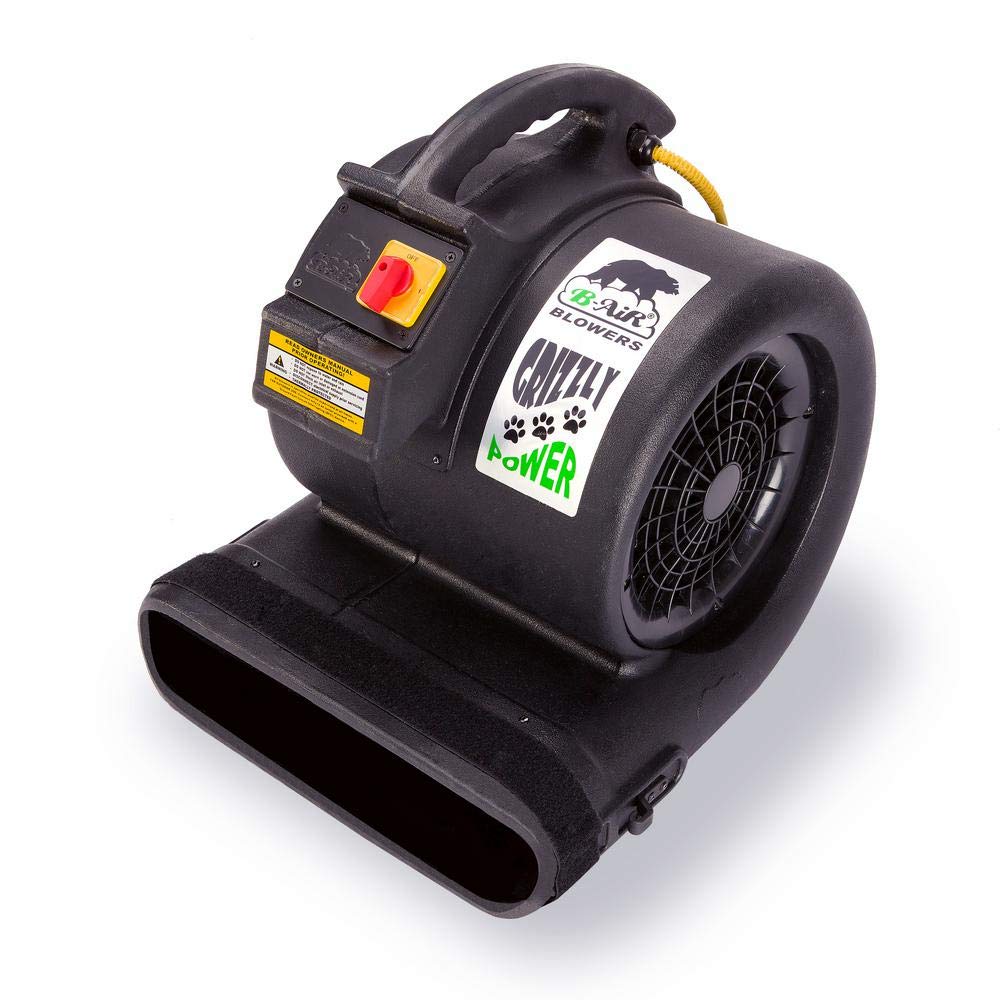 1 HP 3550 CFM Air Mover Carpet Dryer Floor Fan Black V881