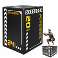 3-in-1 Non-Slip Foam Plyometric Jump Box Q79038
