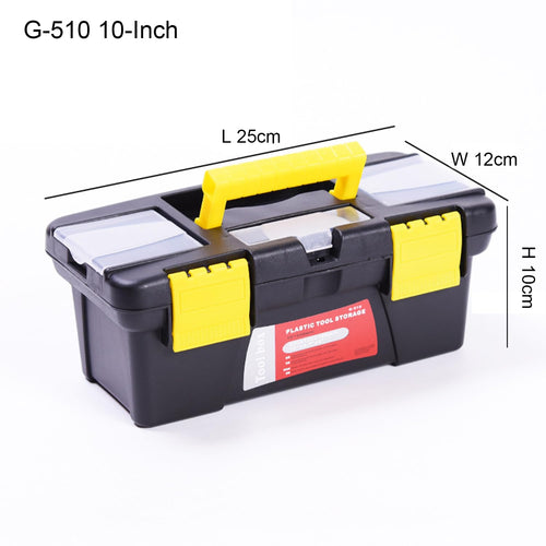 10" Plastic Tool Box with Removable Tool Tray O59113