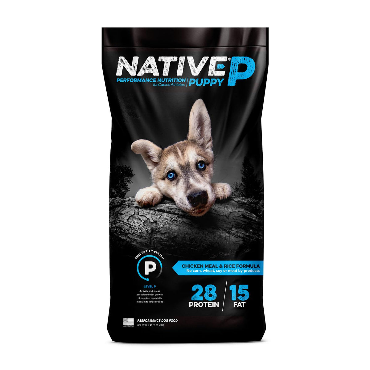 Chicken Meal and Rice Puppy Food 40 Pound Bag Q368