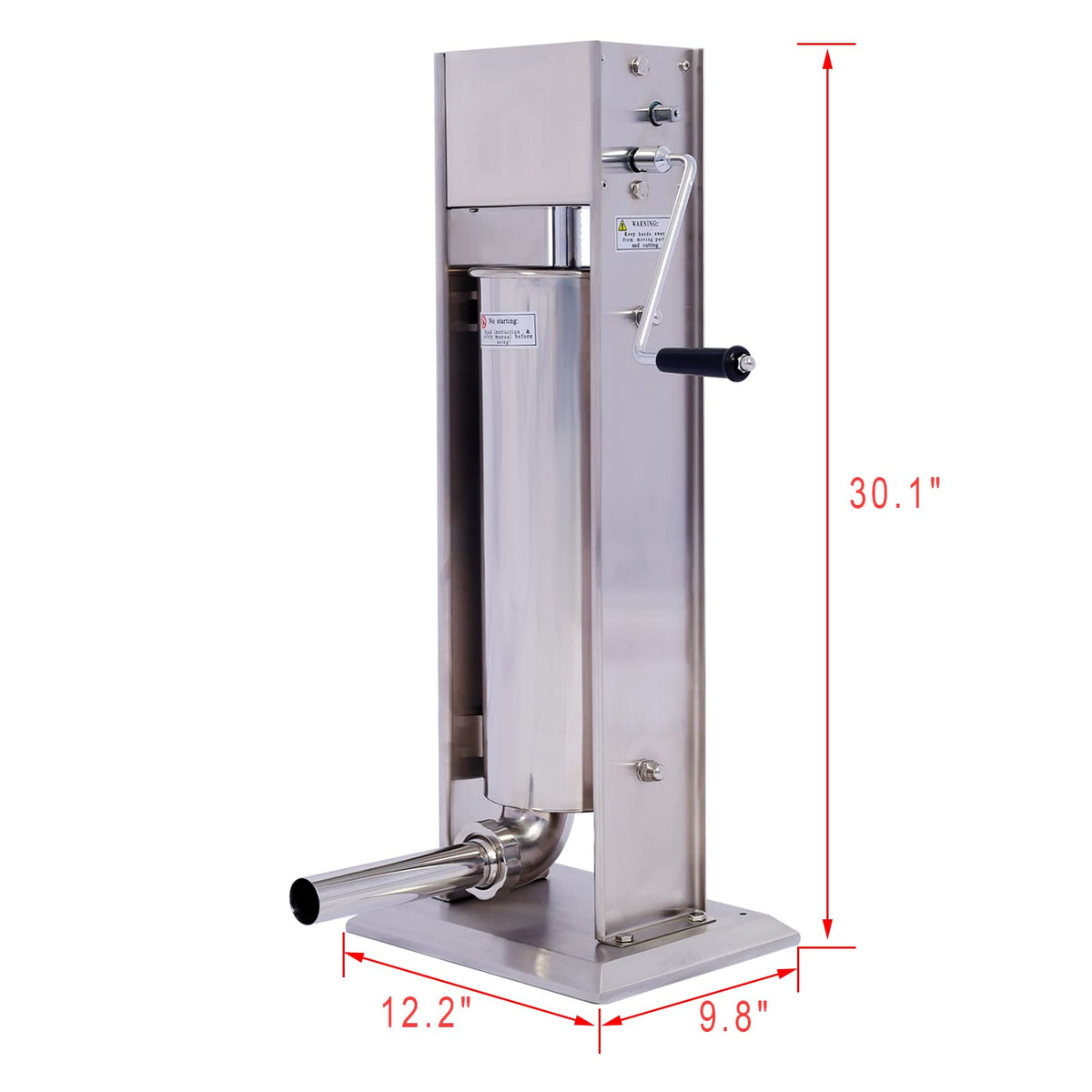 Stainless Steel 15 lb Vertical Sausage Stuffer S620