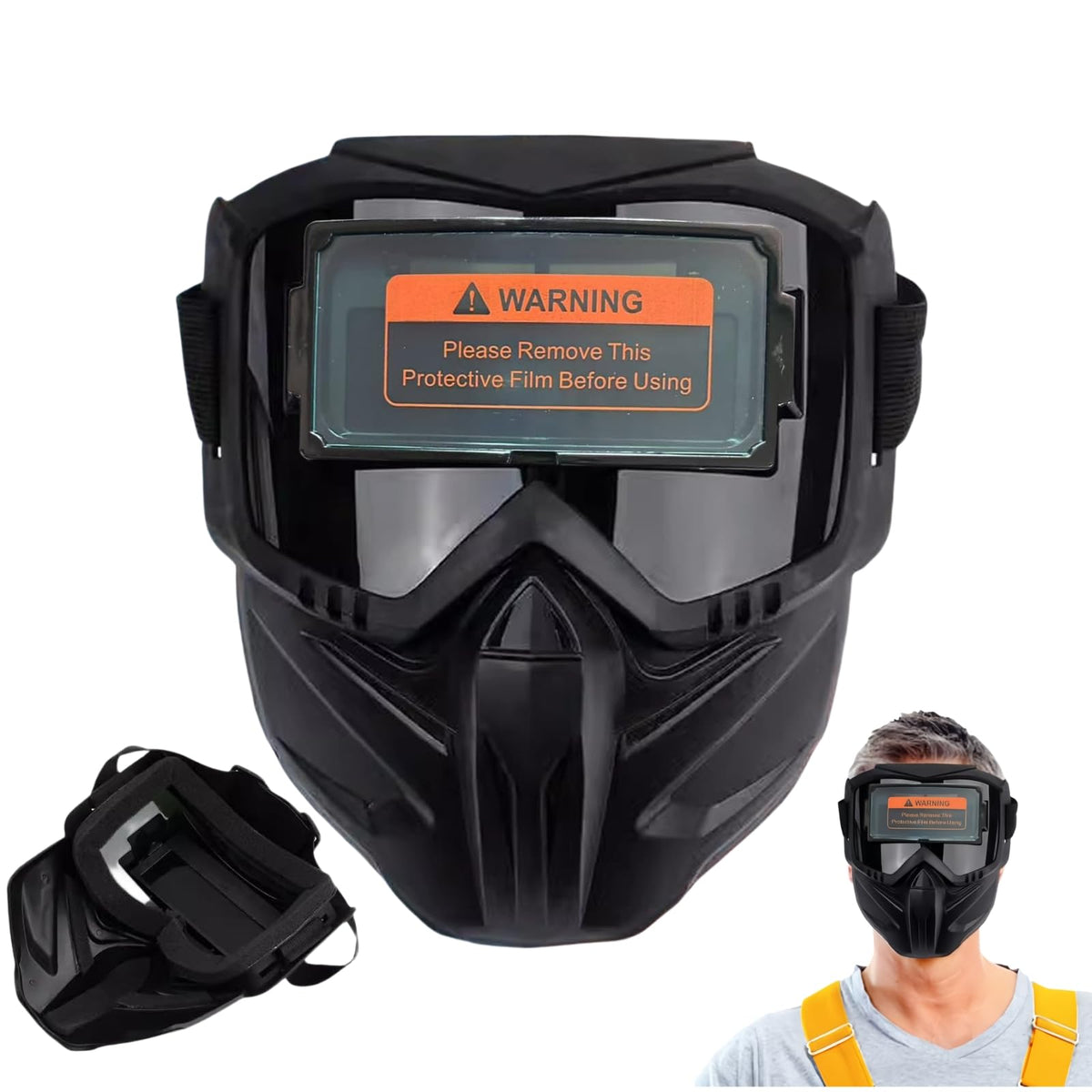 Welding Helmet Auto Darkening Anti-glare Welder Mask C495