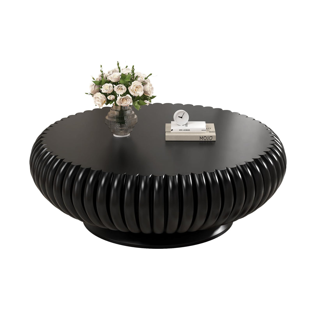 Round Fluted Drum Coffee Table O960