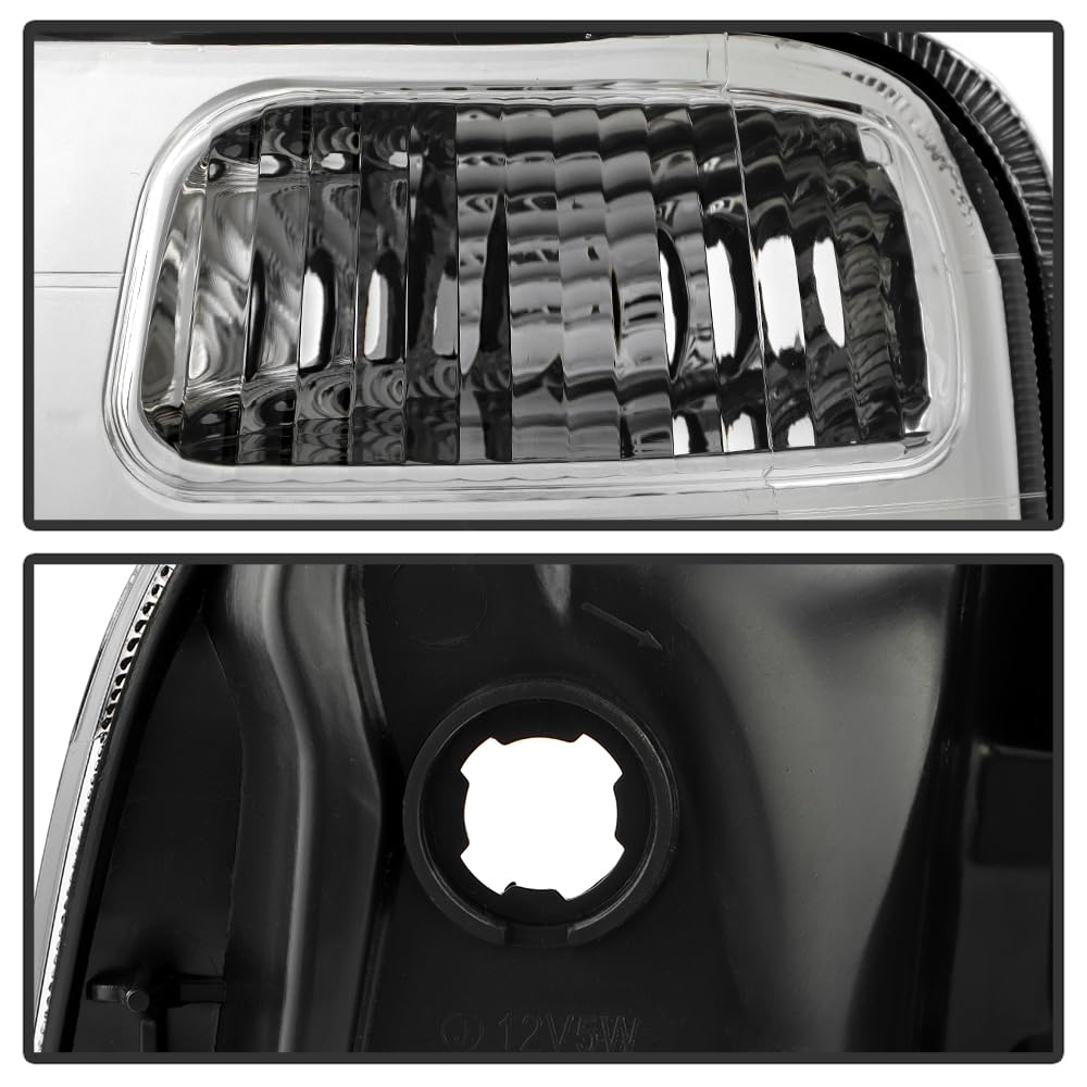 Black Headlights Headlamps Pair Replacement Left+Right Z179