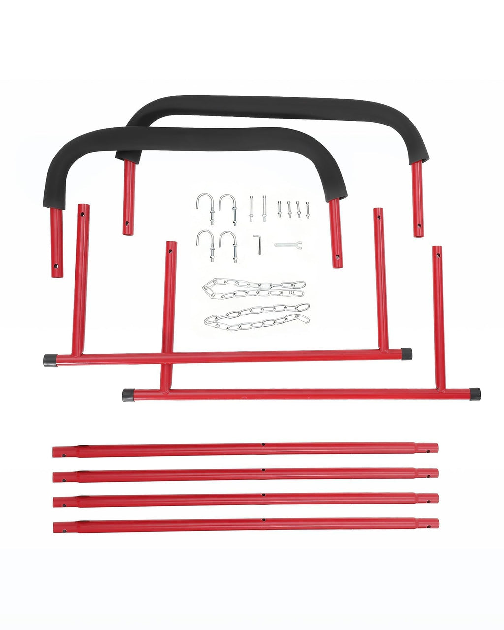 Folding Auto Body Work Stand 500 LBS Capacity Adjustable Height L4062