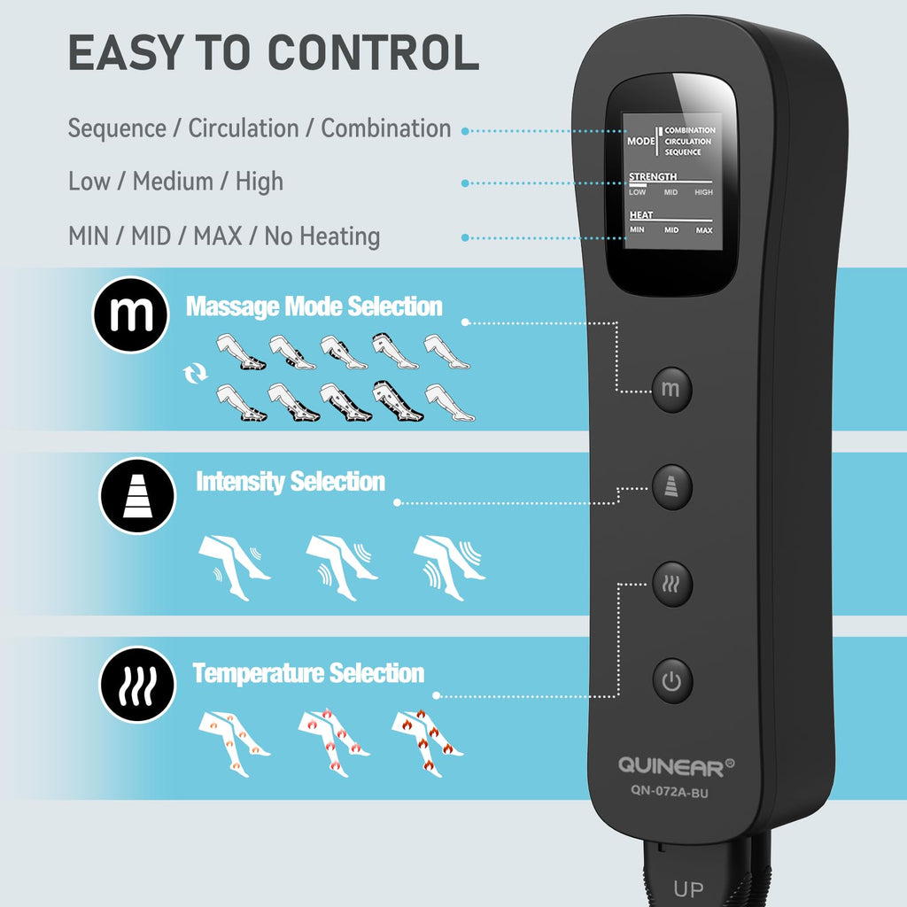 Leg Massager with Heat and Compression T758