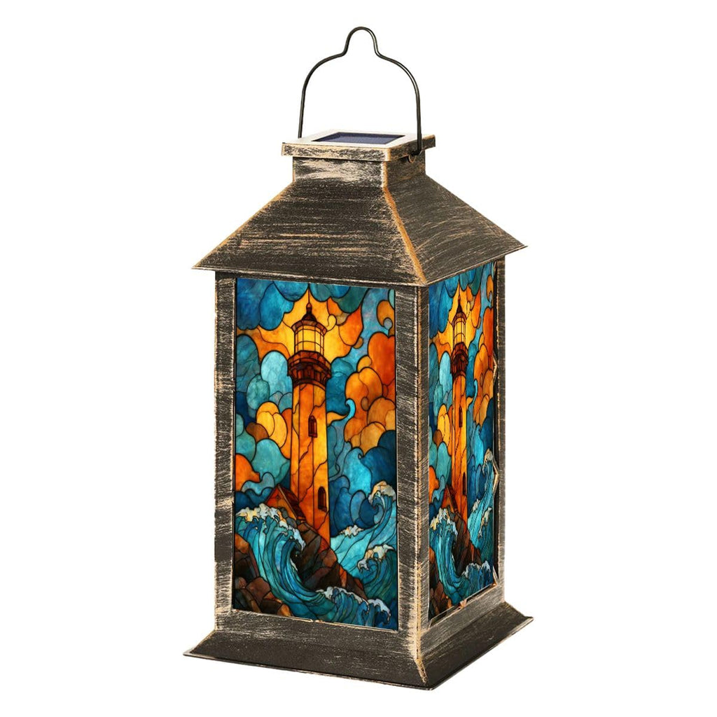 Solar Powered Outdoor Waterproof Hanging Lantern Y707822