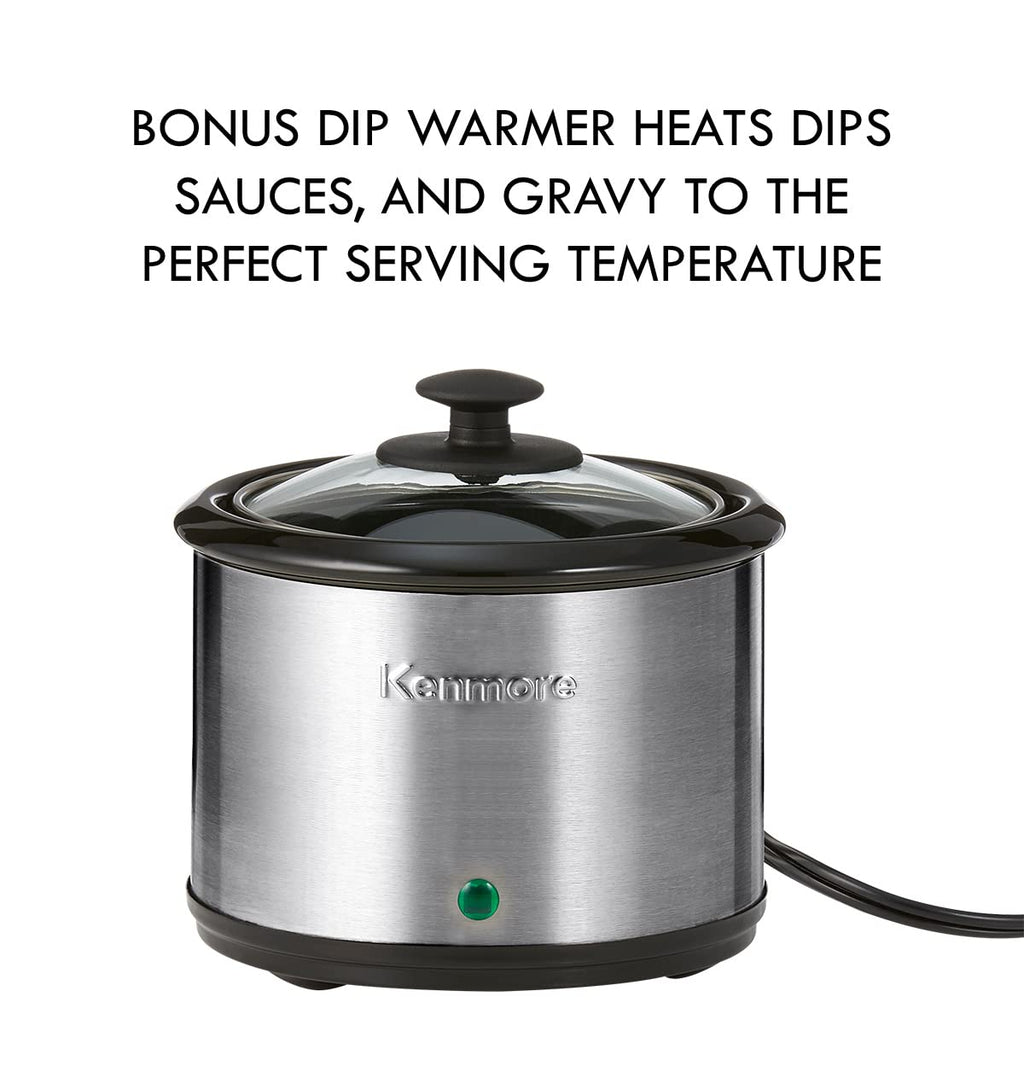 7 qt Programmable Slow Cooker with Dipper D91441
