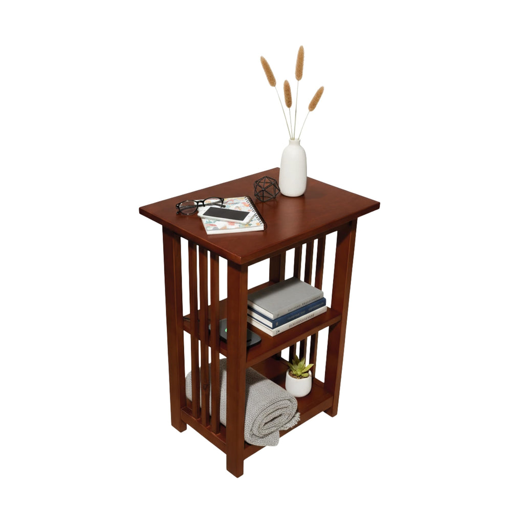 Cherry 3-Tier End Table M563003
