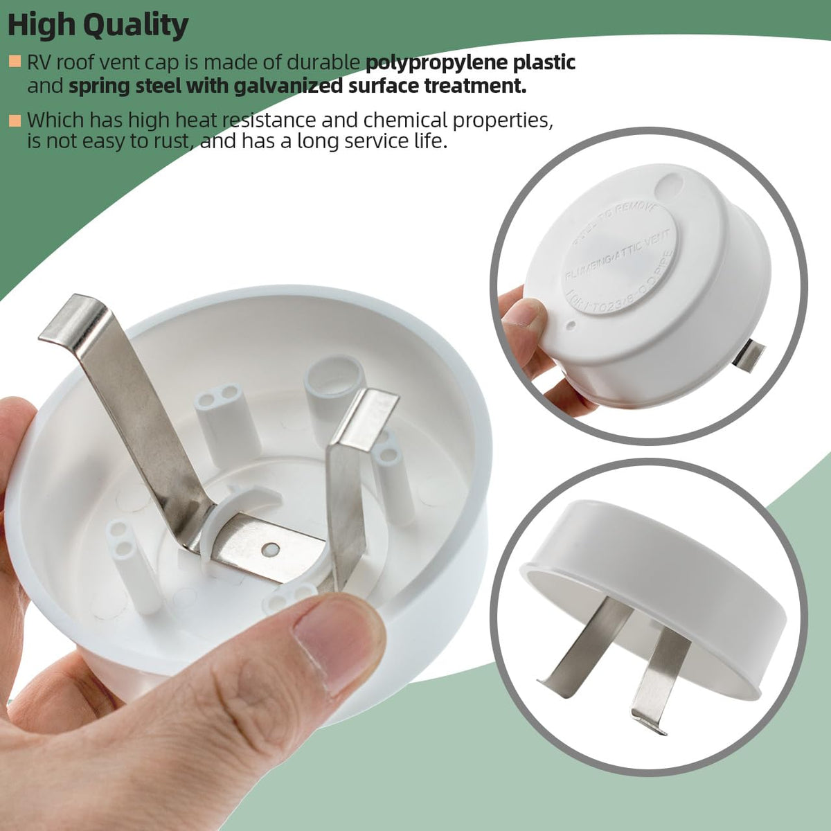 RV Roof Plumbing Vent Cap K8017