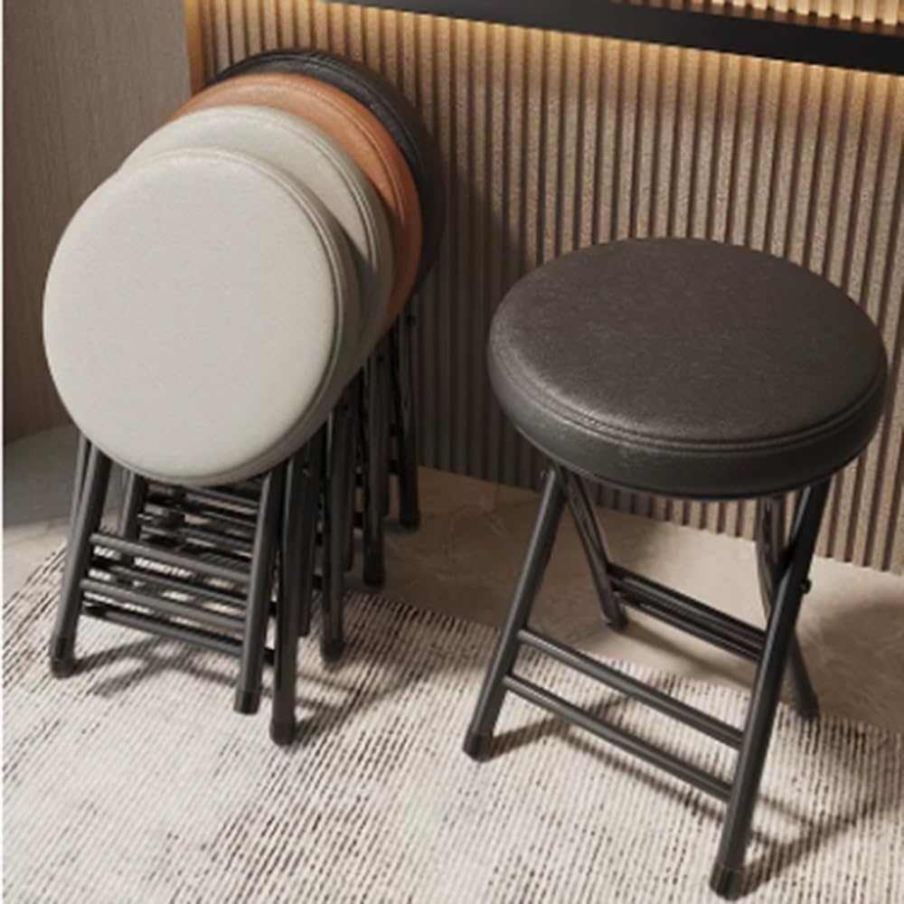 Round Padded Folding Stool H7980