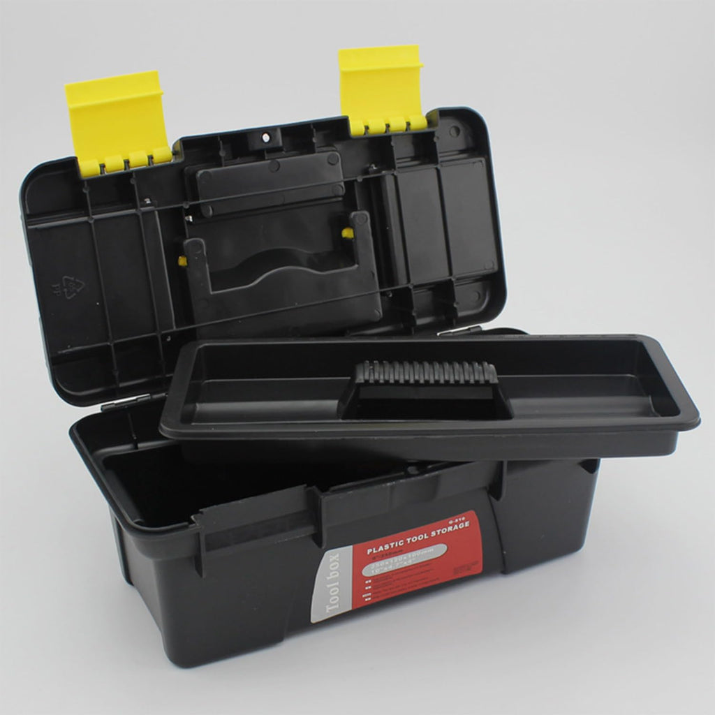 10" Plastic Tool Box with Removable Tool Tray O59113