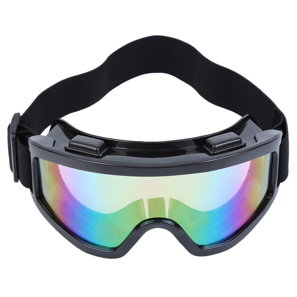 Black Motocross Helmet with Gloves and Goggles P843592