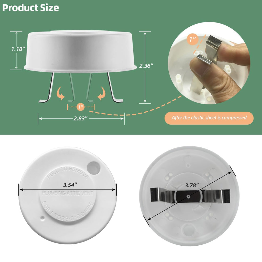 RV Roof Plumbing Vent Cap K8017