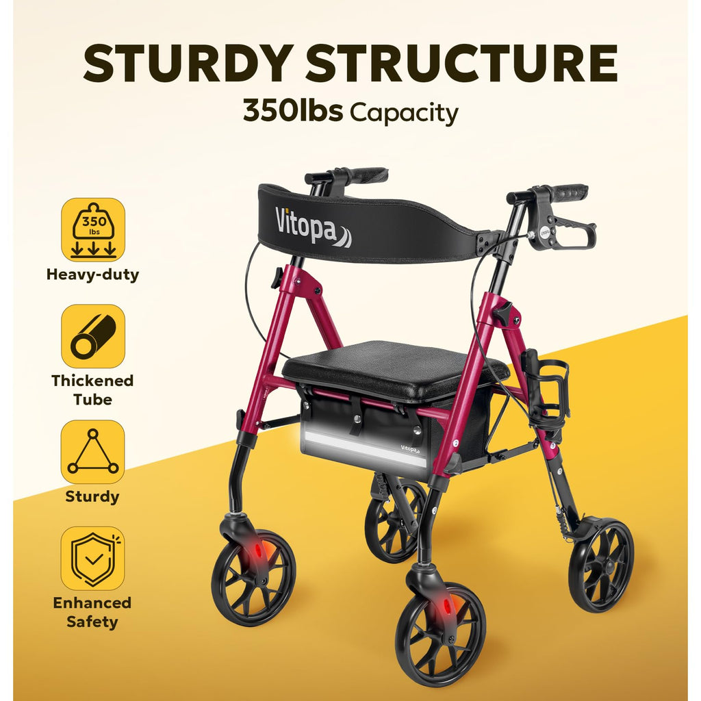 Foldable Rollator with Seat O31885