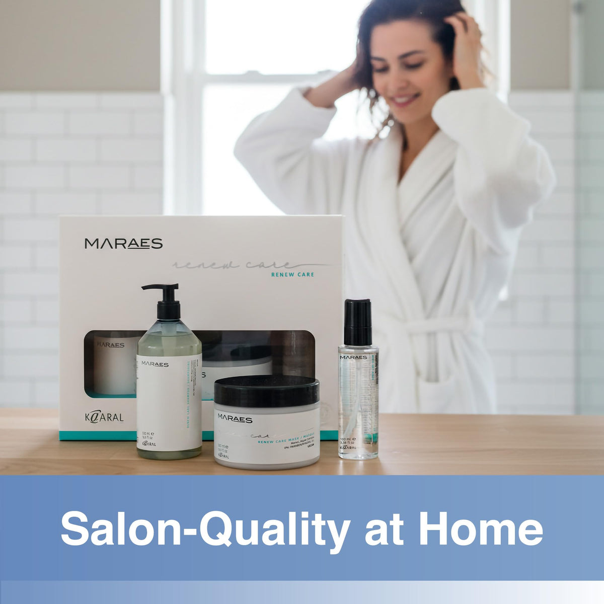 Vegan Shampoo, Mask & Serum 3-Piece Set J407