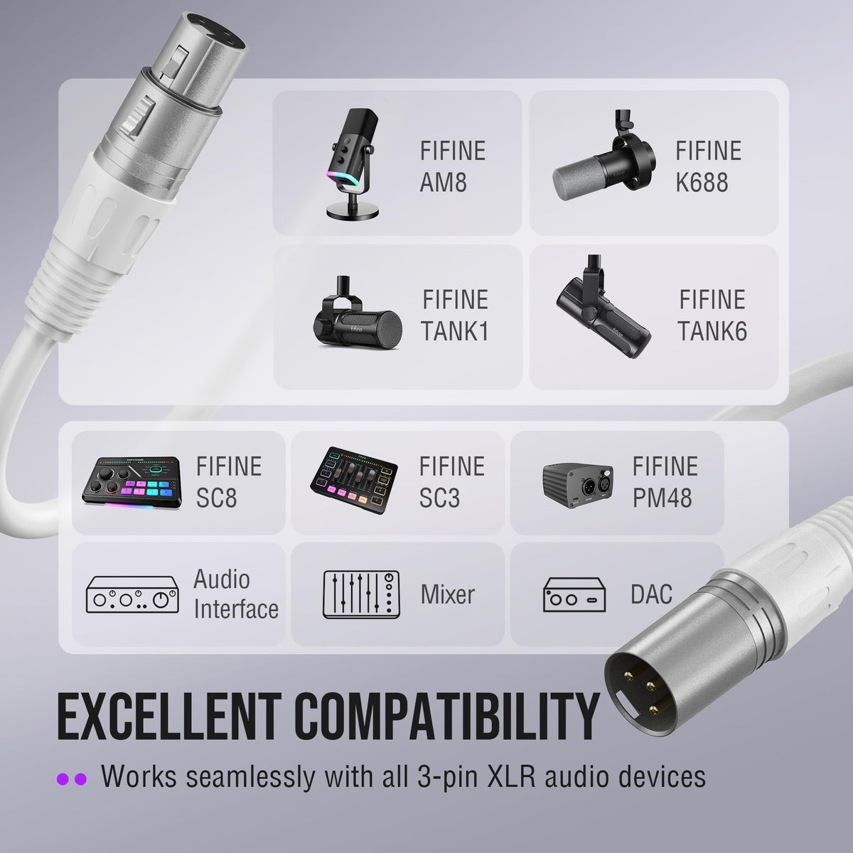 XLR Podcast Dynamic Mic with Audio Mixer G19529