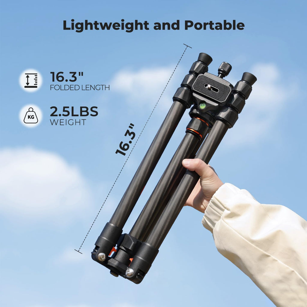 Carbon Fiber Camera Tripod with Ball Head W26547