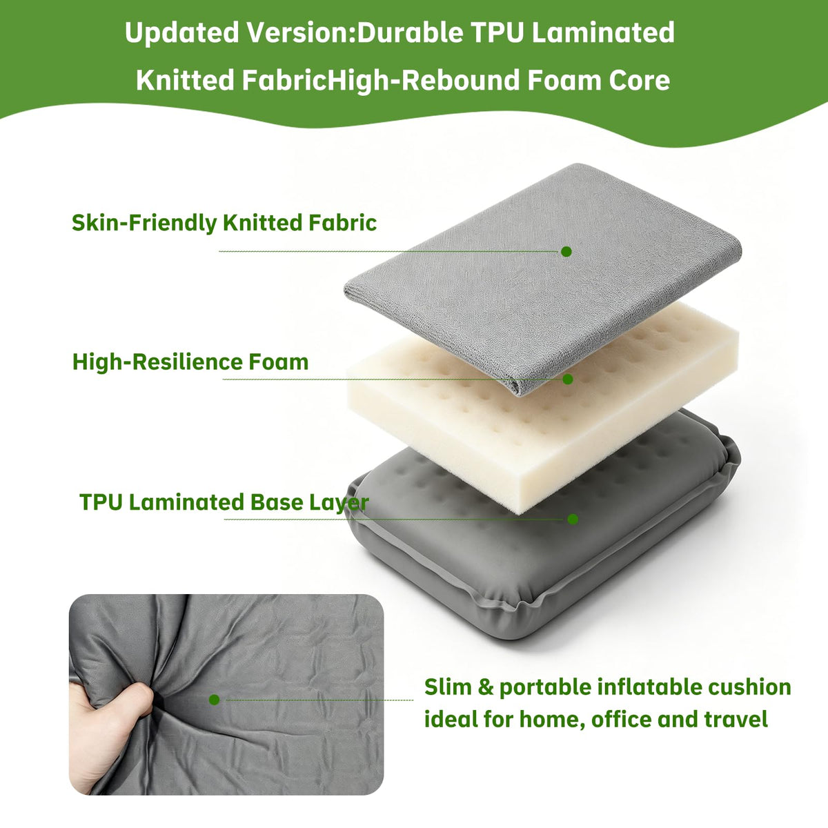2 Pcs Inflatable Seat Cushion X333729