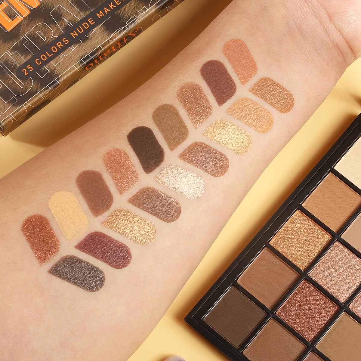 Nude Neutral Matte Shimmer 25 Shades Eyeshadow Palette O4736
