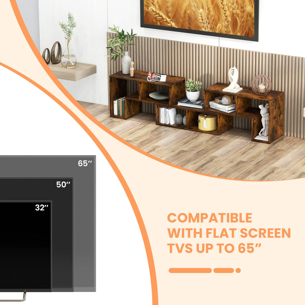 3 Piece Console TV Stand for 50-65 Inch TV O102405