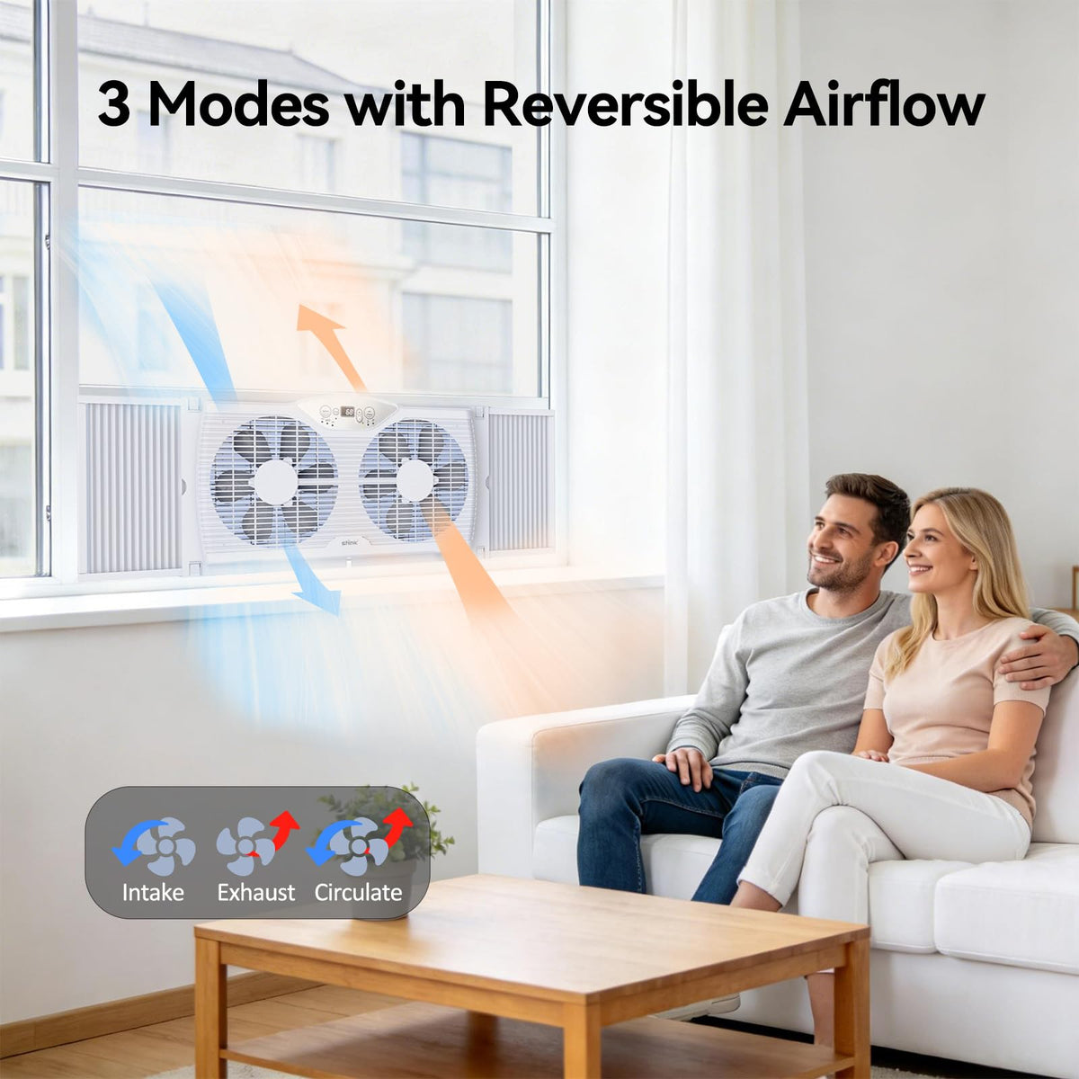 9'' Window Fan with Thermostat K11735
