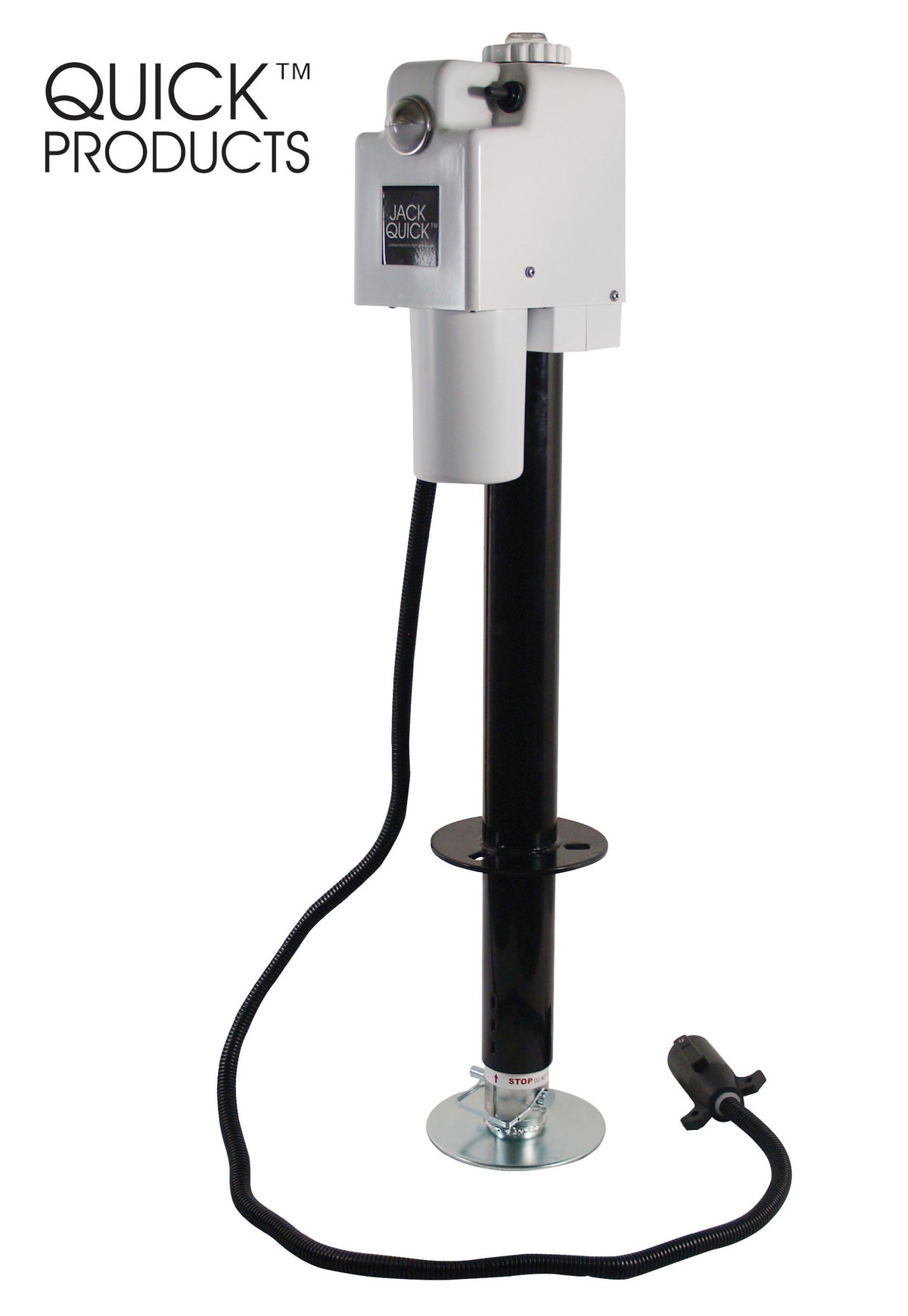 Electric Tongue Jack with 7-Way Plug, White Y283129