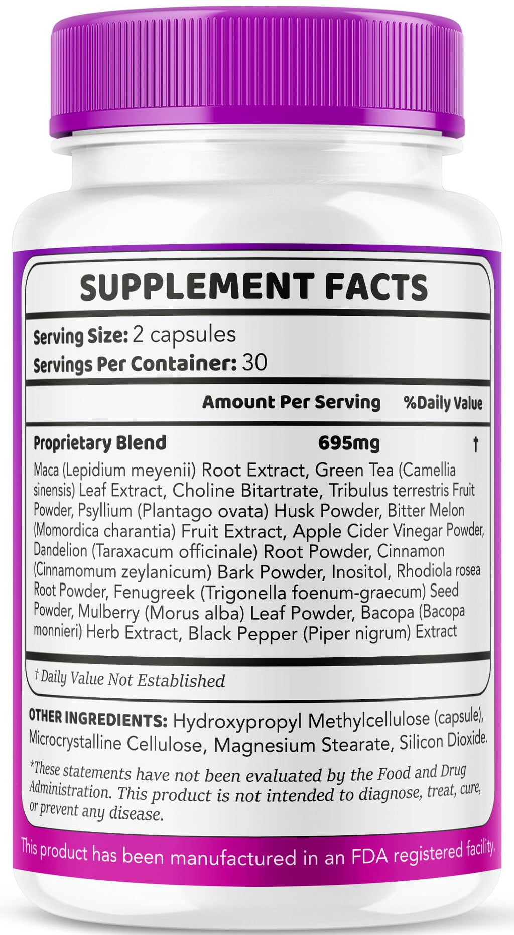 Natural Supplement 60 Capsules U867