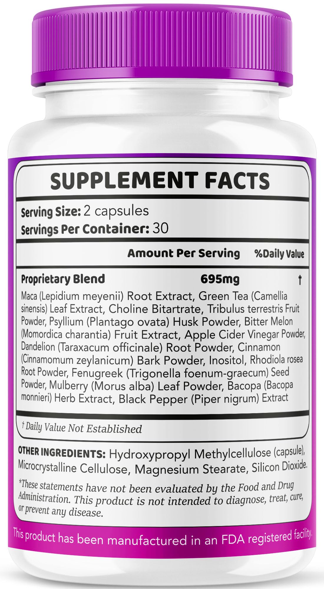 Natural Supplement 60 Capsules U867