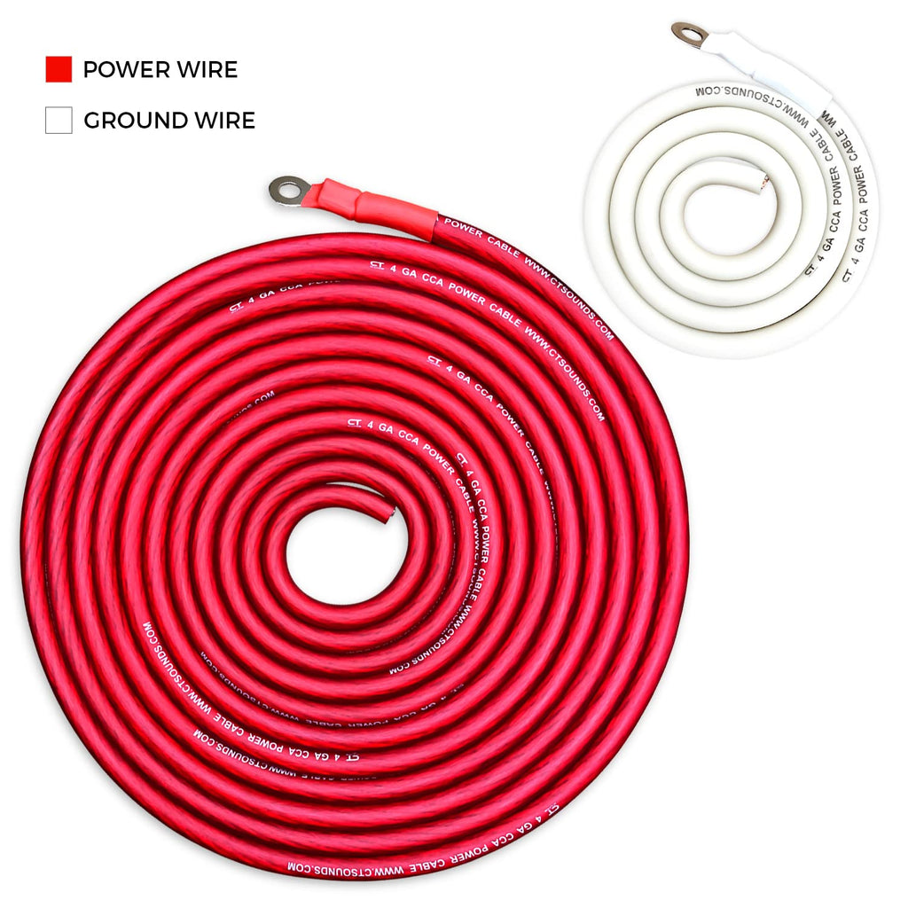 4 Gauge CCA Amp Wiring Install Kit A7264