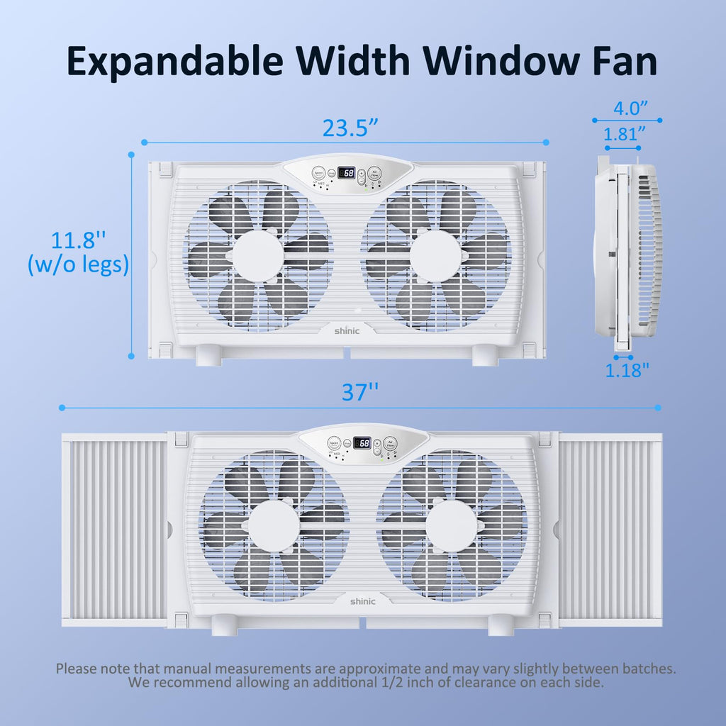 9'' Window Fan with Thermostat K11735