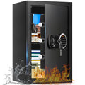 3.3 Cuft Water and Fireproof Safe with Digital Keypad & Key Lock I4299