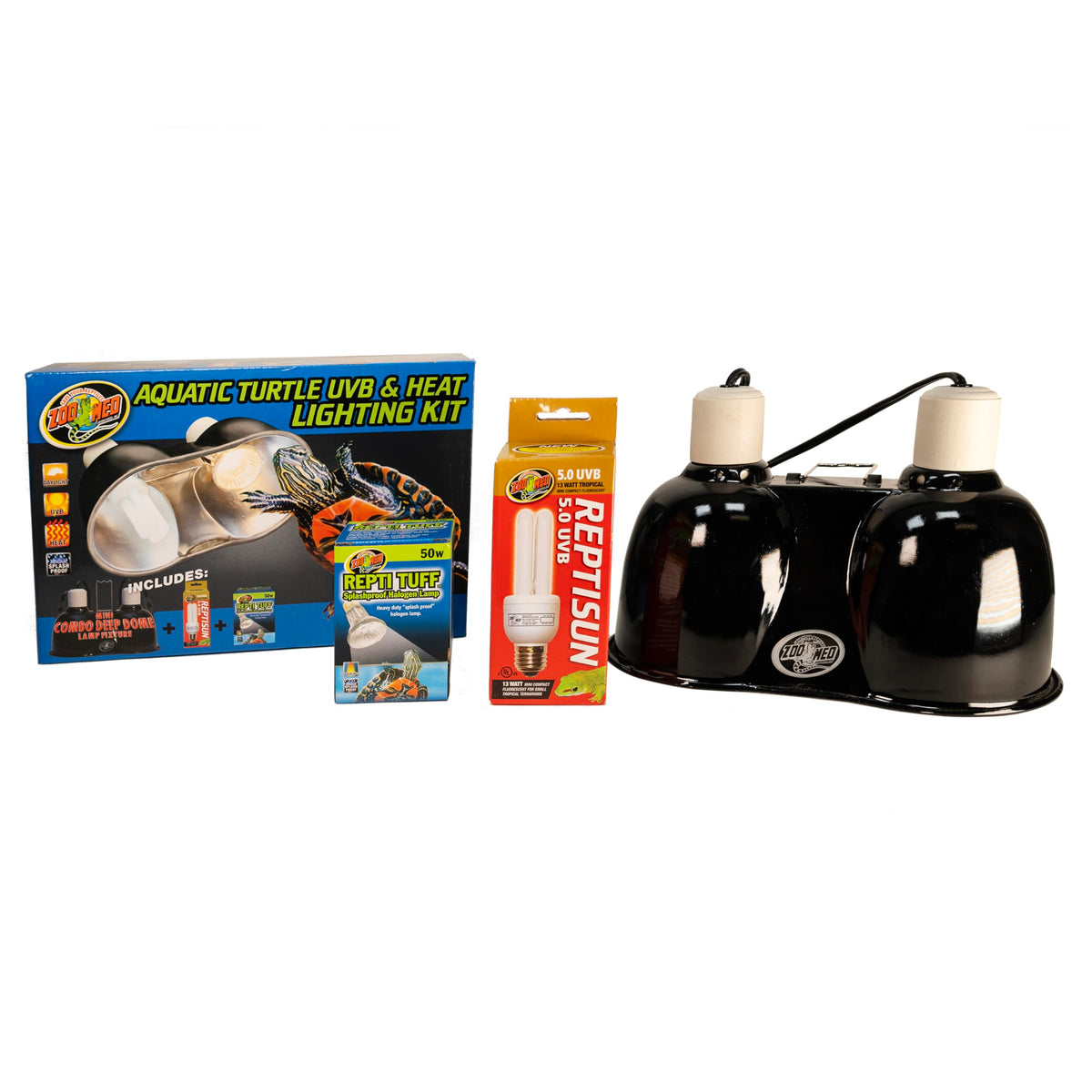 Aquatic Turtle UVB & Heat Lighting Kit Q171