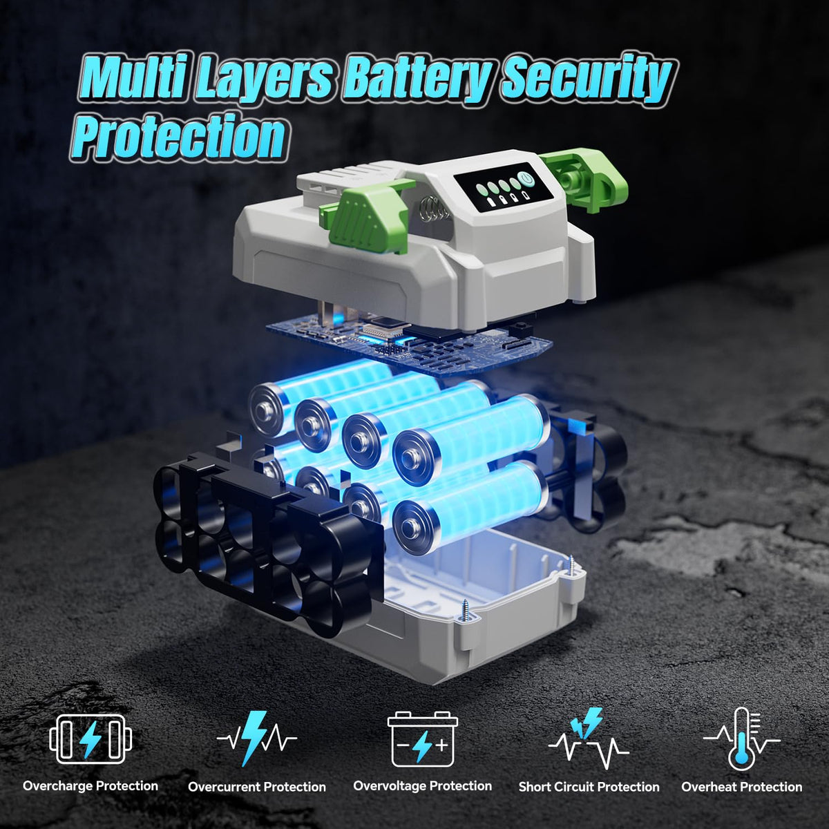 20V 4.0Ah Rechargeable Lithium Battery X653
